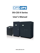 OPTI-UPS DS10KC33II User manual