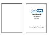 OPTI-UPS DS6000J User manual