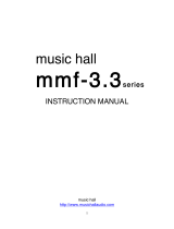 Music Hall Audio 3.3 User guide
