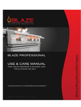 Blaze BLZ-3PRO-LP/NG Owner's manual