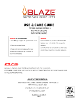 Blaze BLZPROPBNG Owner's manual