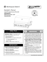 Barbeques Galore B4019NG Owner's manual