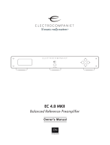 ELECTROCOMPANIET EC4.8 MKII Owner's manual