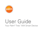 Palm Treo XXX User manual