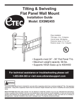 Etec EXSM2455 Installation guide
