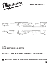 Milwaukee M12 FUEL ONEFTR12 User manual