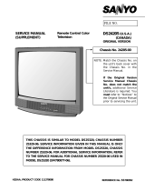 Sanyo DS24205 Service Supplement Manual