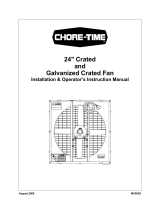 Chore-TimeMV903D 24-Inch Crated & Galvanized Crated Fan