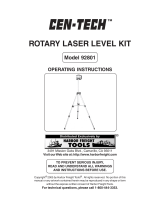 CEN-TECH Laser Level 92801 User manual