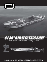 VENOM  Atomik King of Shaves/Segad C1 34in Brushless RC Boat Owner's manual