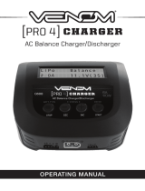VENOM  Pro 4 LiPo & NiMH Battery Charger Owner's manual