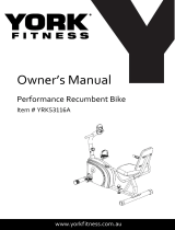 York Fitness Performance YRK53116A Owner's manual