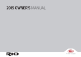 KIA 2015 Rio Owner's manual