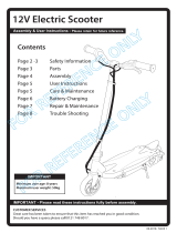 LOL Surprise 12V Electric Scooter User manual