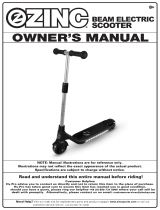 Zinc Entry Beam Electric Scooter User manual
