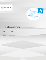 Bosch SMV50C10GB Full Size Integrated Dishwasher User manual