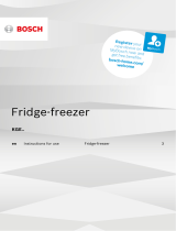 Bosch KGE49VI4AG Fridge Freezer User manual