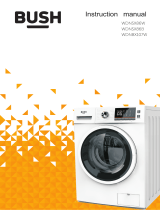 Bush WDNBX107W 10KG / 7KG 1600 Spin Washer Dryer User manual