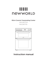 New World NWLS60TEB Twin Cavity Electric Cooker User manual