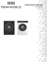 New World NWDHT814B 8KG 1400 Spin Washing Machine User manual