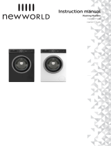 New World NWDHT714B 7KG 1400 Spin Washing Machine User manual