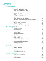 Huawei Band 4Pro Fitness Tracker User manual