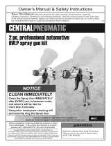 Central Pneumatic Item 94572-UPC 792363945721 Owner's manual