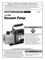 Pittsburgh Automotive 61245 Owner's manual