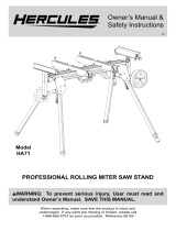 Hercules Item 56165 Owner's manual