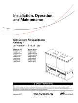 American Standard HVAC TWE12043AAAP004 Installation guide