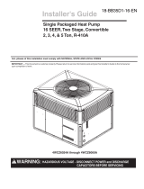 American Standard HVAC 4WCZ6060A3000B Installation guide