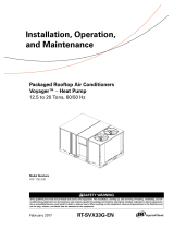 American Standard HVAC WSH150E3R0B0000 Installation guide