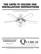 Quorum International 77525-1086 Installation guide