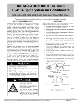 International comfort products N4A318AKA Installation guide