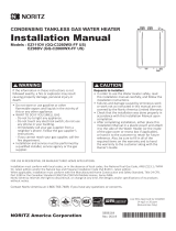 Noritz America EGQ-C2860WX-FF US NG Installation guide