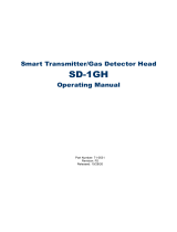RKI Instruments SD-1GH Smart Transmitter / Gas Detector ETO Owner's manual
