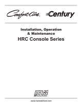 Century HRC Console Series Operating instructions