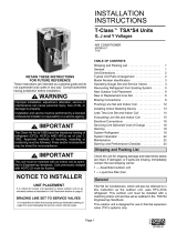 Allied Commercial 14V89A Installation, Operation & Maintenance Manual