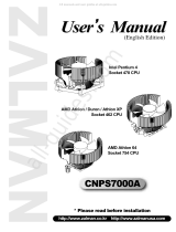 ZALMAN CNPS7000A-Cu User manual