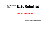 3com U.S. Robotics 56K Voice User's Manual And Reference