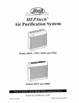 Hunter Air Cleaner 300075 User manual