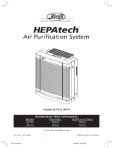 Hunter HEPATECH 30378 Owner's manual