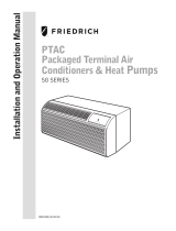 Friedrich PDE07K3SG Owner's manual