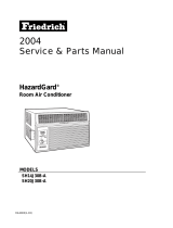 Friedrich HazardGard SH14J30B-A Owner's manual