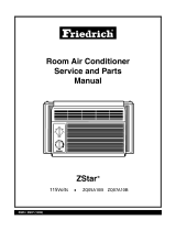 Friedrich ZQ07A10B Owner's manual