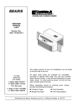 Kenmore 580.75062501 Owner's manual