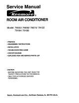 Kenmore 580.79074 Owner's manual