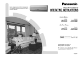 Panasonic CS-A12CKPG Owner's manual