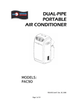Thermalzone PAC9D Owner's manual