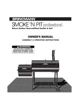 Brinkmann Smoke 'N Pit Professional Wood Smoker/Grill User manual